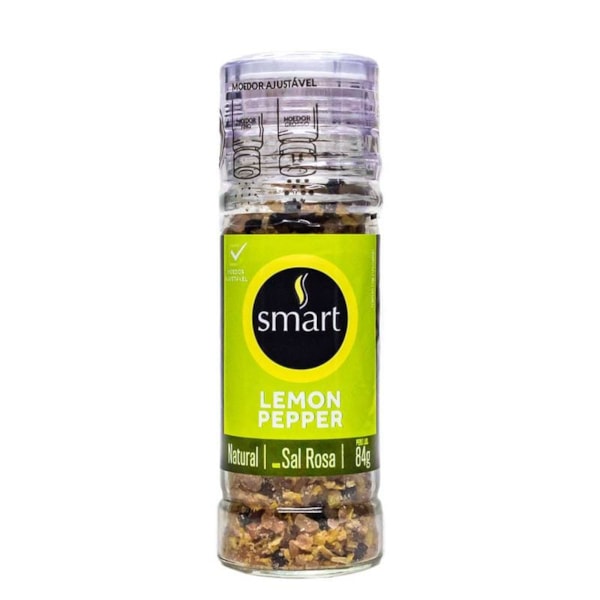 Tempero Lemon Pepper C/ Moedor 84g Smart Ic123