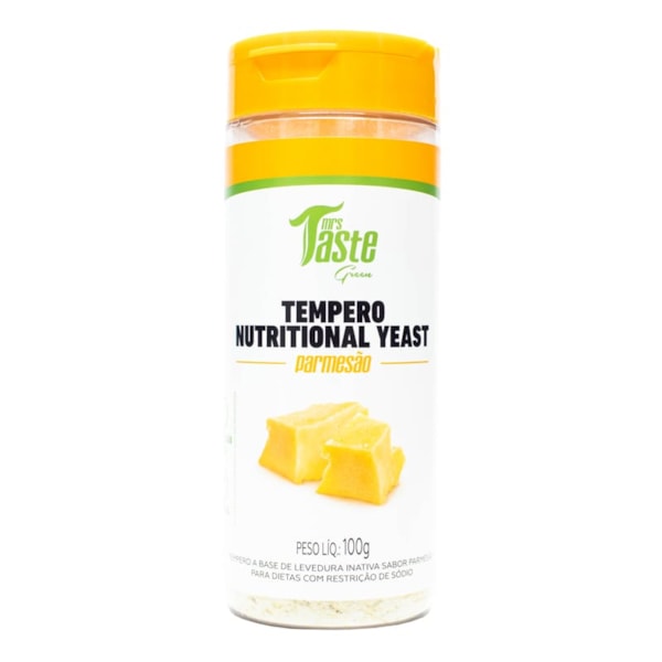 Tempero Nutritional Yeast Sabor Parmesão 100g Mrs Taste