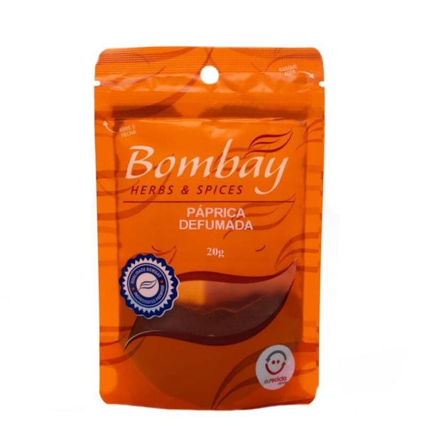 Tempero Páprica Defumada 20g Pouch Bombay