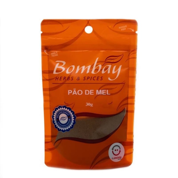 Tempero para Pão de Mel Pouch 30g Bombay