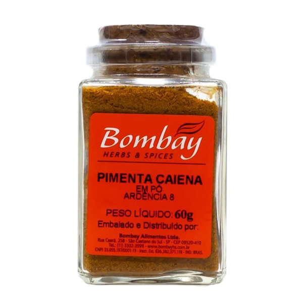 Tempero Pimenta Caiena 60g Bombay