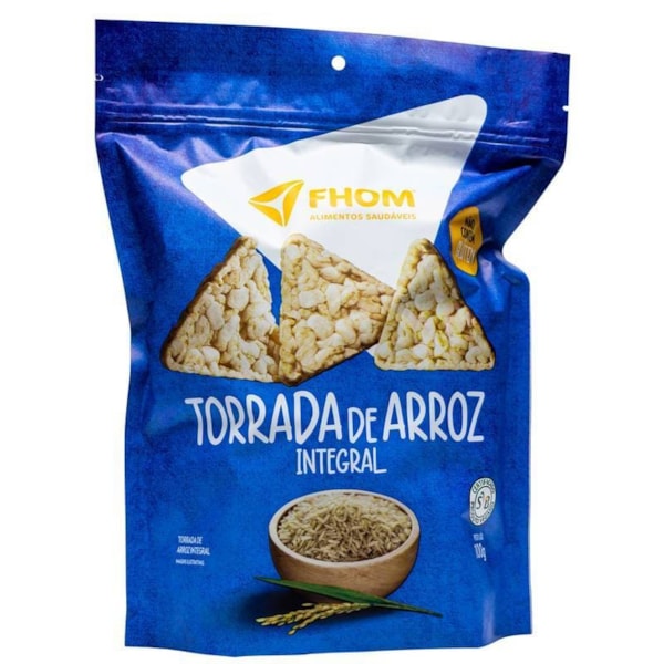 Torrada Arroz Integral S/ Glúten 100g Fhom