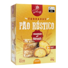 Torrada De Pão Rústico 65g Delicê