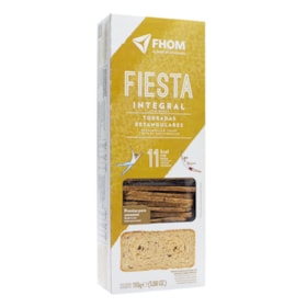 Torrada Fiesta Slim Integral 110g - Fhom