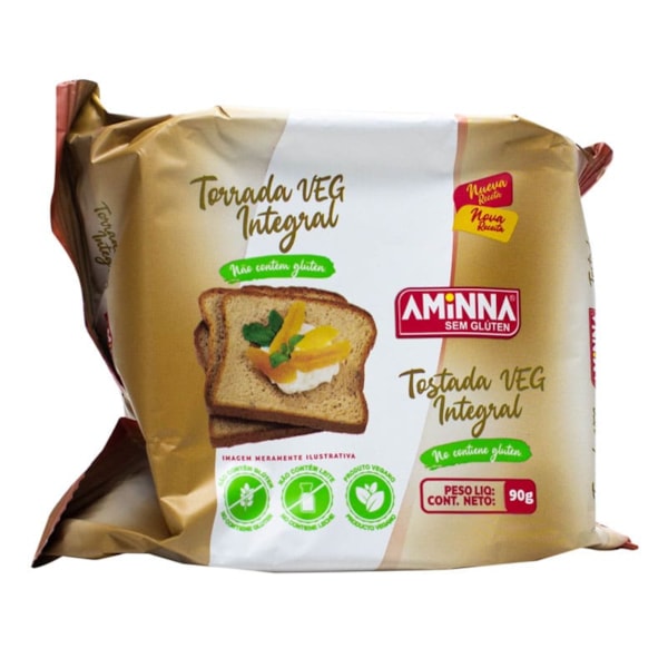 Torrada Integral SG 90g – Aminna