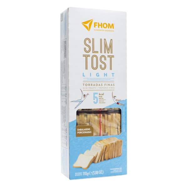 Torrada Slim Tost Light 110g - Fhom