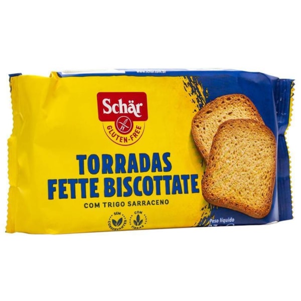 Torrada tradicional sem glúten e lactose 87g Schär