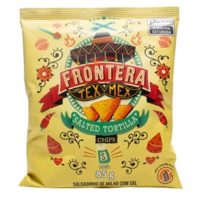 Tortilla Chips Natural S/ Glúten Tex-Mex 85g Frontera