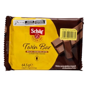 Twin Bar Milk Chocolate 64,5g Schar