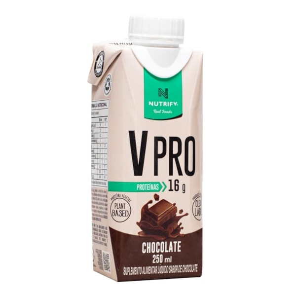 V Pro Whey Sabor Chocolate 250Ml Nutrify