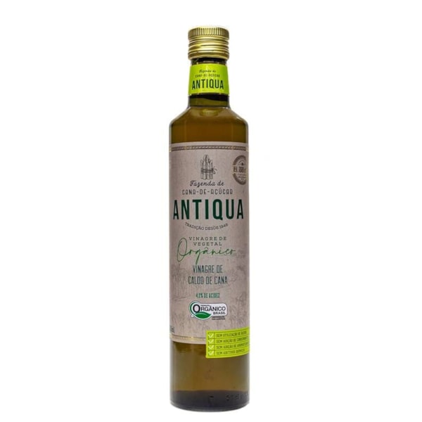 Vinagre De Vegetal De Cana-De-Açúcar 500 ml Organico Antiqua