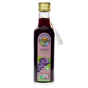 Vinagre De Vinho Tinto Orgânico 250ml Organovita