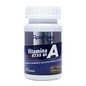 Vitamina A 8735 Ui 60 Cápsulas Apisnutri