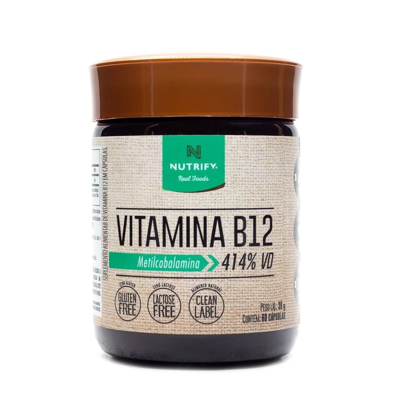 Vitamina B12 60 Cápsulas Nutrify