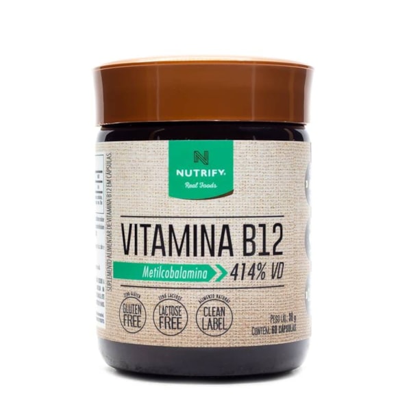 Vitamina B12 60 Cápsulas Nutrify