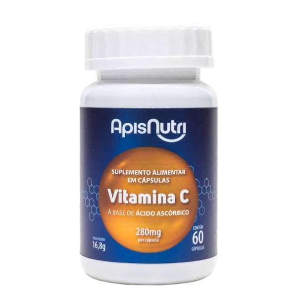 Vitamina C 280mg 60 cáps - Apisnutri