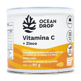 Vitamina C + Zinco 30 Gomas 90g Ocean Drop