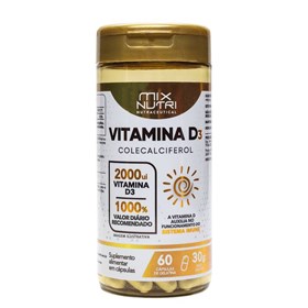 Vitamina D3 60caps De 50mg Mix Nutri