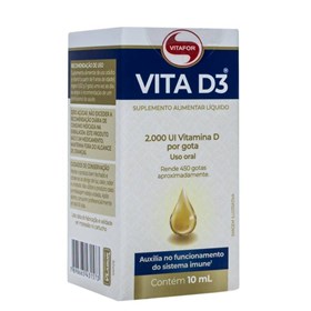 Vitamina D3 em gotas - 10 ML Vitafor