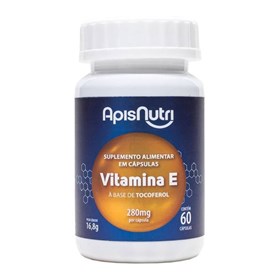 Vitamina E 280mg 60 cáps - Apisnutri