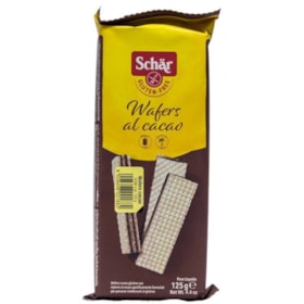 Wafer com recheio de cacau sem glúten 125g Schär Wafer com recheio de cacau sem glúten 125g Schär