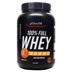 Whey Protein 100% Sabor Doce De Leite Pote 900g Fullife